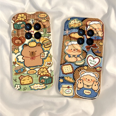 适用华为mate30手机壳新款mate30pro保护套mate30Epro全包防摔meta40女生5g硅胶外壳mt50黄油小熊60por曲面屏