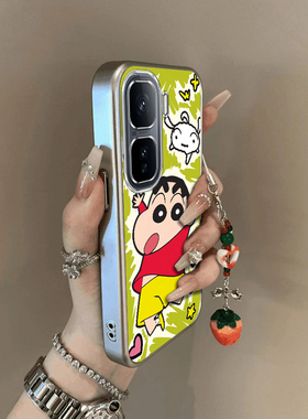 适用iqooneo10/9pro手机壳新款vivoiqooneo8跳跃小新ipooneo6se全包防摔iq00neo7/5软硅胶neo3电镀高级感