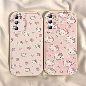 适用华为P40Lite4G版手机壳HUAWEI P40Lite Case保护套青春新款外壳草莓KT猫硅胶全包防摔男女