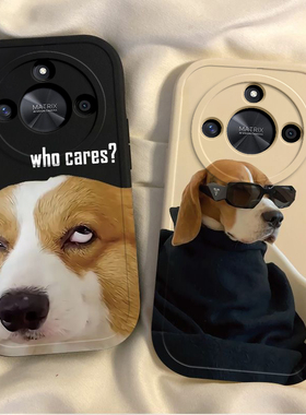 适用荣耀X50Pro手机壳honorX50Pro保护套5G华为新款硅胶ⅹ50por全包防摔叉ALP一AN00男女honor曲屏专用软外壳