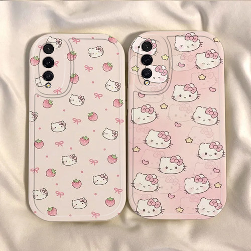 适用荣耀Play4TPro手机壳HONORPlay4T Pro保护套Paly华为H0N0RPlay全包TPr0TPor防摔TPlayPro男女草莓KT猫Pay