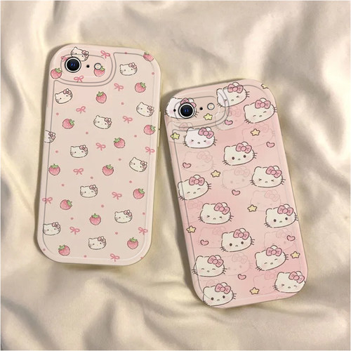 适用苹果6SPlus手机壳iPhone6S Plus保护草莓KT猫套i6SP六iP新款外壳iPone硅胶软壳SPuls全包防摔PS男女