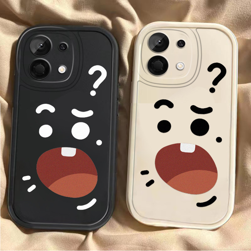 适用OPPOK13Turbo手机壳K13TurboPro保护套OPPO5G新款Pro全包PLE110防摔0pp0硅胶opk软男女外壳问号表情