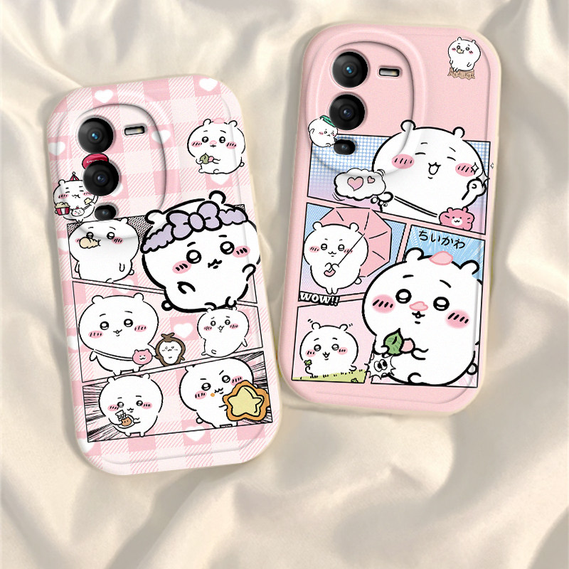 适用vivoS15手机壳S15pro新款S15e全包vⅰv0防摔vivis外壳vⅰvos曲面屏vovos保护套vivs是por女吉伊卡哇情侣