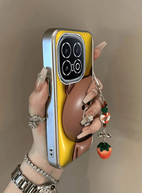 适用iqoo13手机壳新款vivoiqoo12pro膨胀棕熊iQOO11S全包防摔ipoo8硅胶套icoo10电镀iq007高级感5iqoou