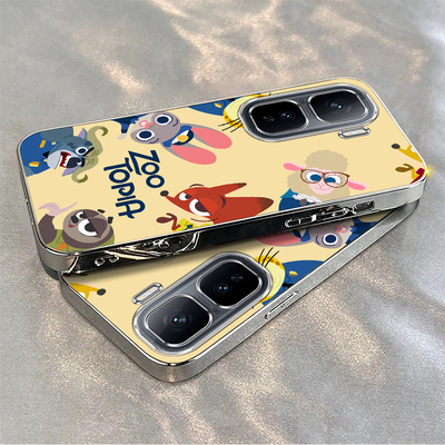 适用iqooneo10/9pro手机壳新款vivoiqooneo8动物园ipooneo6se全包防摔iq00neo7/5软硅胶neo3电镀高级感