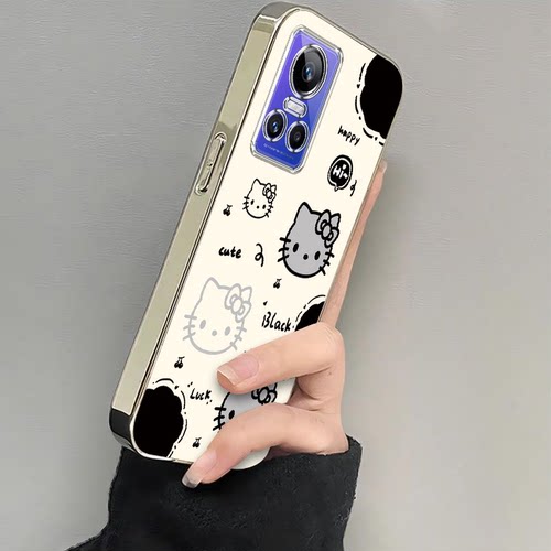 适用真我GTNeo3手机壳realmeGTNeo3150W猫爪kt猫保护套OPPO新款realme硅胶GT3Neo全包防摔realmeNeo男女