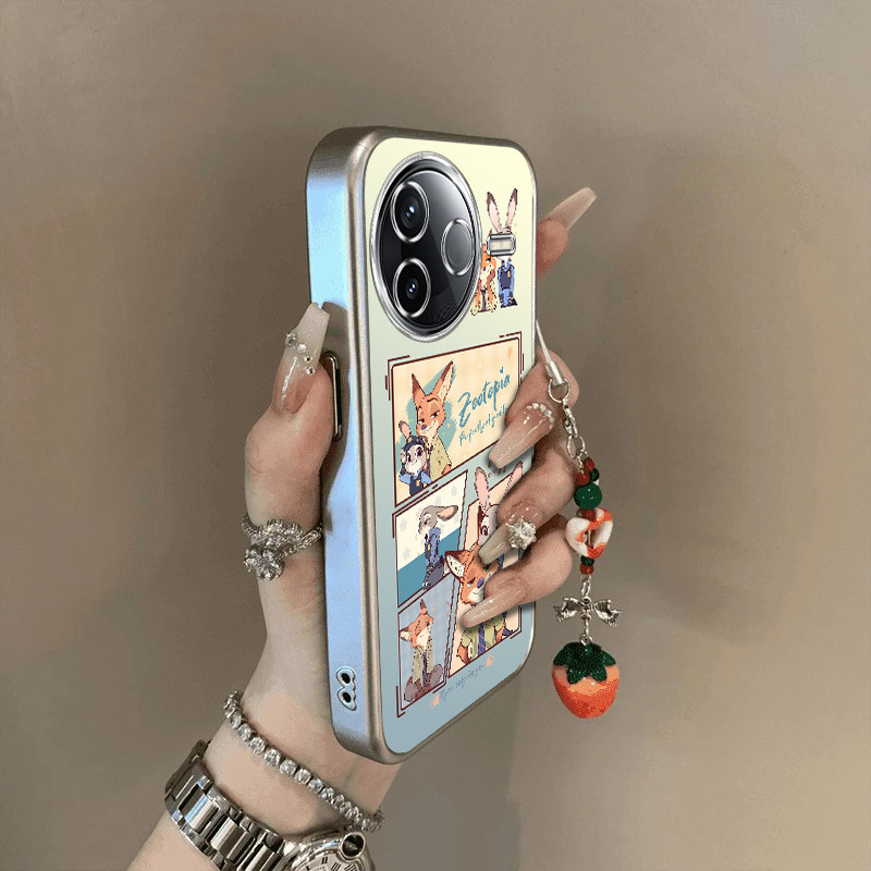 适用红米K80手机壳K70新款RedmiK60至尊版兔警长小米k50pro软硅胶外壳k60e全包防摔k40s电镀k30k20pr