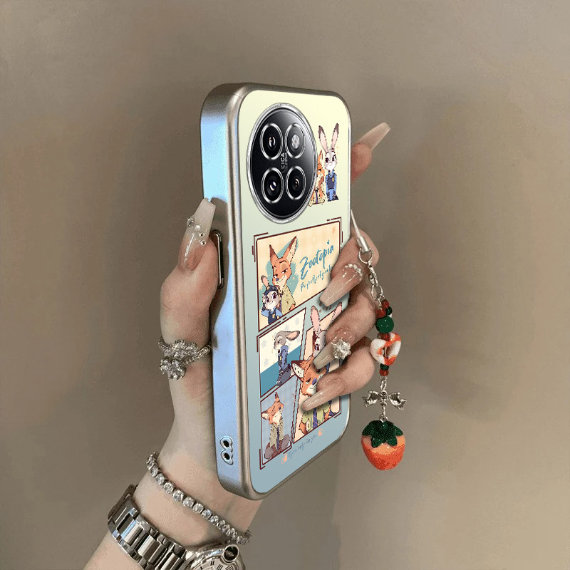 适用小米civi4pro手机壳新款CIVI3软红米10Xpro5G全包防摔Redmi9A10a电镀硅胶套cviv1s兔警长2男女高