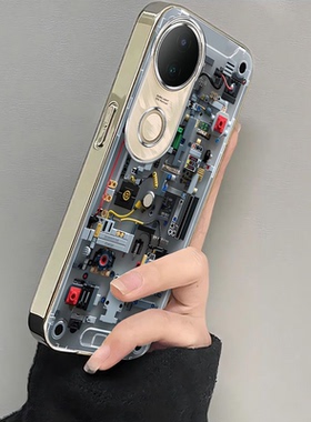 适用vivos20手机壳s19/s18/s17新款s16pro防摔vovos15e硅胶s12全包s10/s9e电路版vivis7t电镀s6s5高级