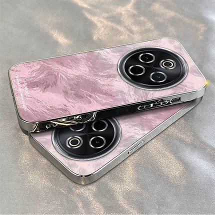 适用vivoy300Pro手机壳新款y200/y78/y77e冰川粉送手y76s硅胶套vovoy66y73sy71t防摔y93s85a女y70s电镀m+