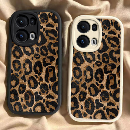 适用OPPOReno13手机壳Reno13Pro新款OPPO硅胶保护套0PP0Ren013Pr0外壳镜头全包防摔OPOPReno男女豹纹