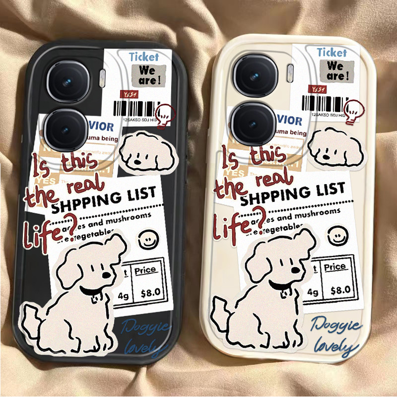 适用iqooneo10/9pro手机壳新款vivoiqooneo8报纸狗狗pooneo6se全包防摔iq00neo7/5软硅胶neo电镀高级感