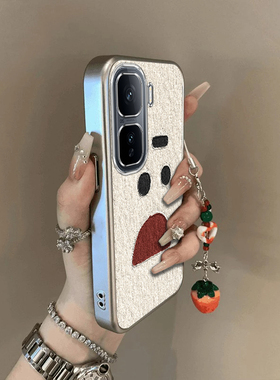 适用iqooneo10/9pro手机壳新款vivoiqooneo8好无辜表情ipooneo6se全包防摔iq00neo7/5软硅胶neo3电镀高级感