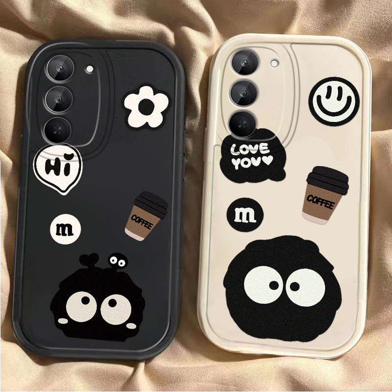 适用红米Note15R手机壳RedmiNote15R全包防摔咖啡煤球保护套Redmi小米新款5G硅胶软壳镜头R15外壳RED男女磨砂