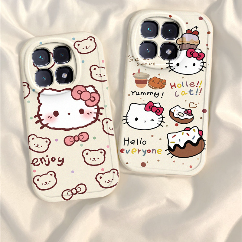 适用红米K70至尊版手机壳新款RedmiK70镜头全包防摔ultra小米k60pro硅胶套k50k40s女生k30i可爱KT猫k20pro软E