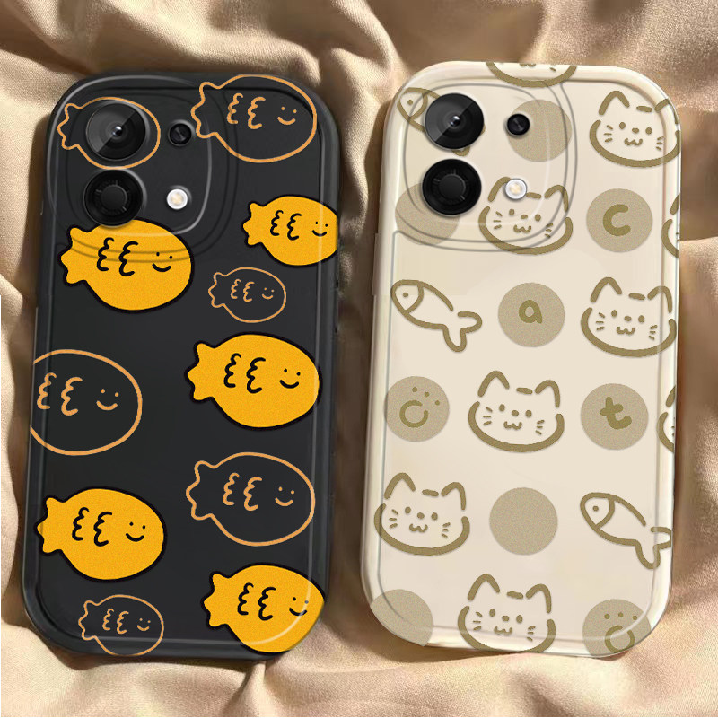 适用OPPOK13Turbo手机壳K13TurboPro保护套OPPO5G新款Pro全包PLE110防摔0pp0硅胶opk软男女外壳猫饼干鱼