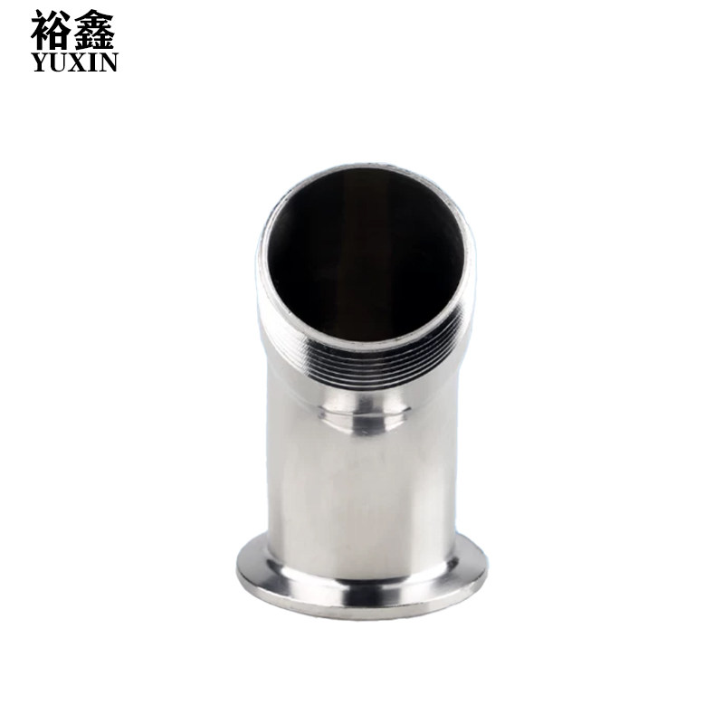 新款304不锈钢45度快装外丝弯头卫生级卡箍弯管丝扣接头螺纹现货,标准件/零部件/工业耗材,弯头/弯管,淘宝优惠券,粉丝福利购,淘宝优惠卷