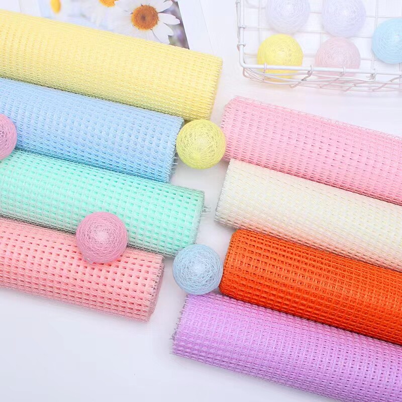 方格纱网花艺花束包花纱正方网格包花纱网鲜花包装纸材料花店用品