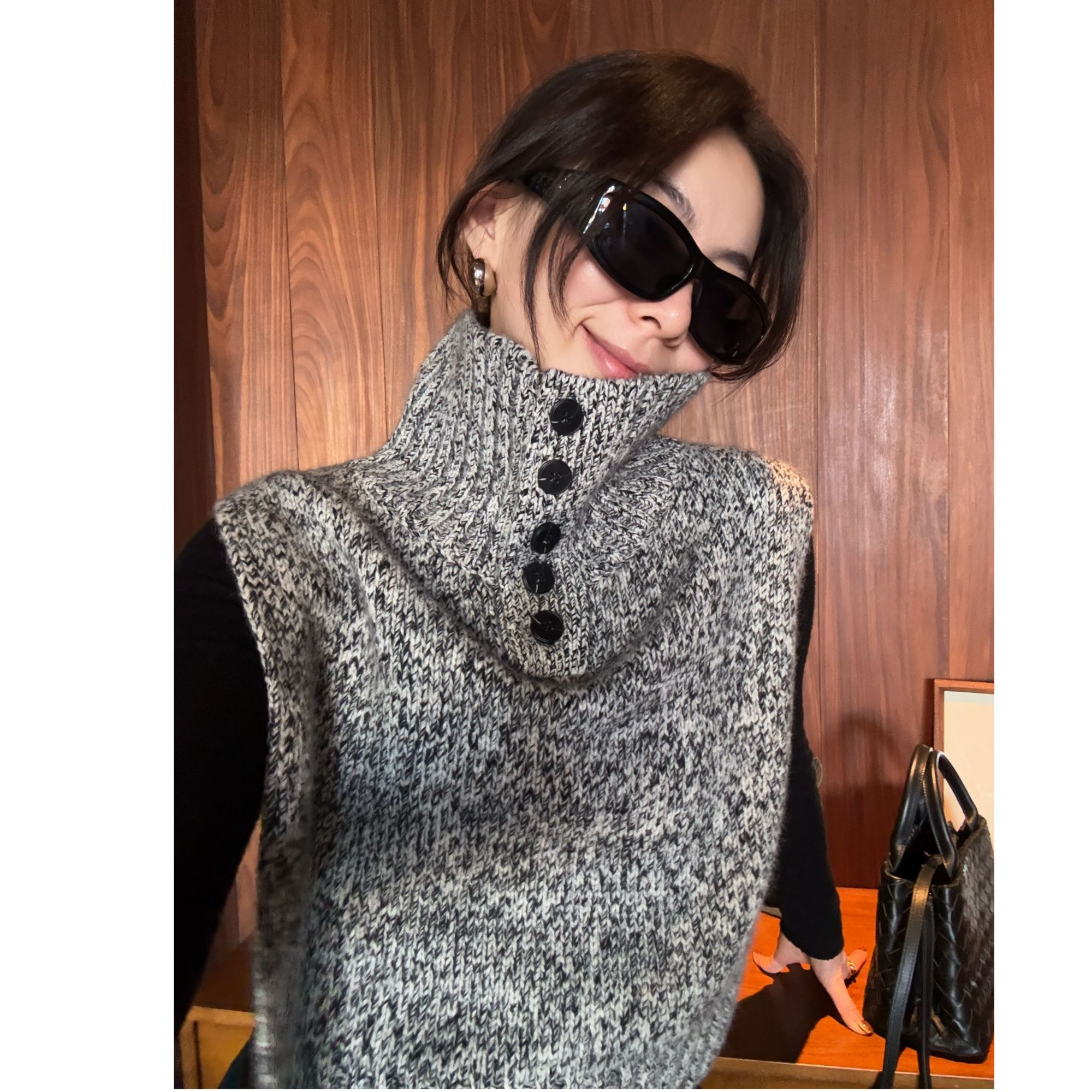 Alaiwear【云肩揽温】绵羊毛针织高领毛衣气质百搭披肩,女装/女士精品,毛衣,淘宝优惠券,粉丝福利购,淘宝优惠卷