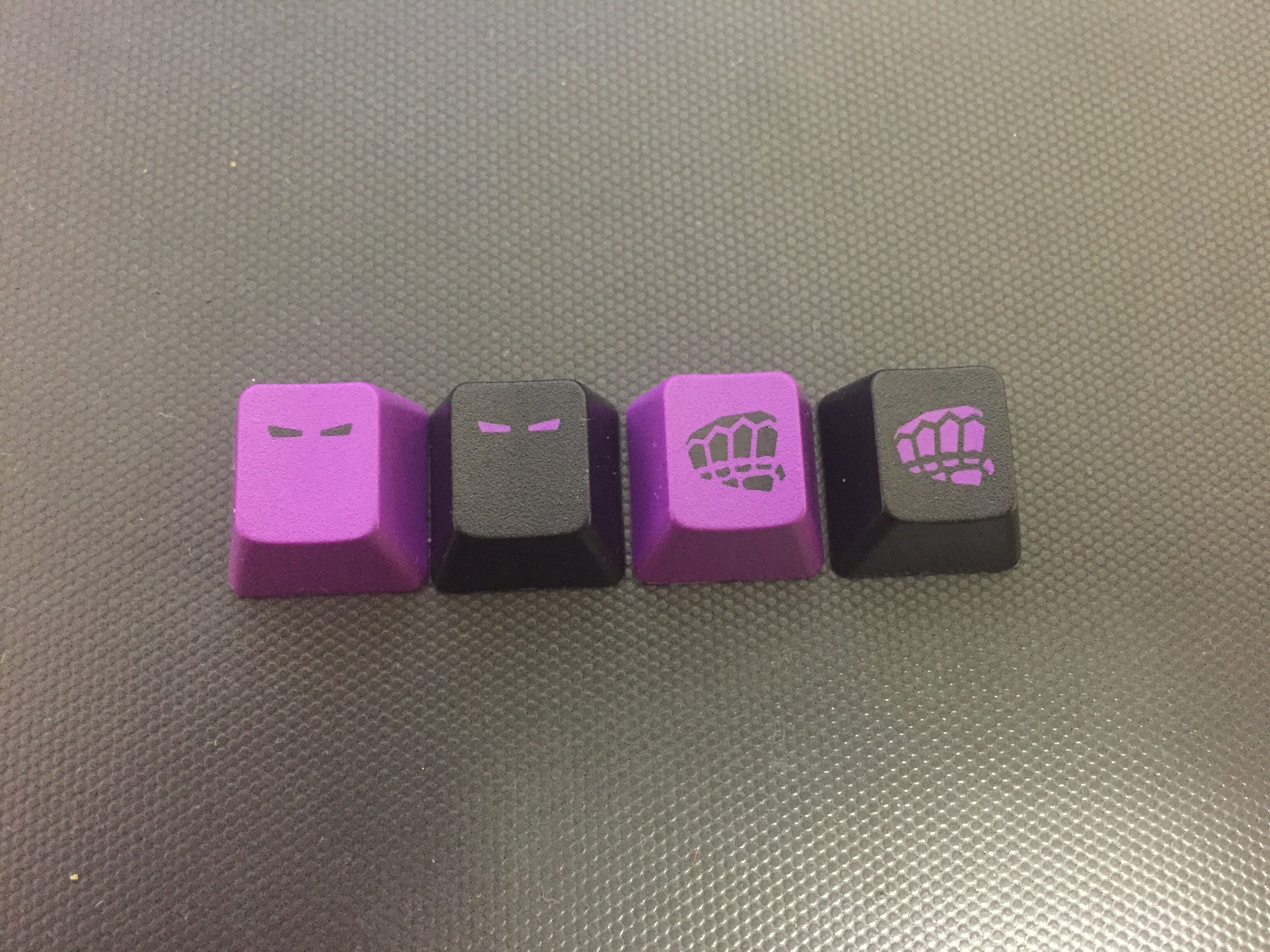 美国sp 黑紫套个性键帽 拳头眼睛 二色键帽  机械键盘键帽