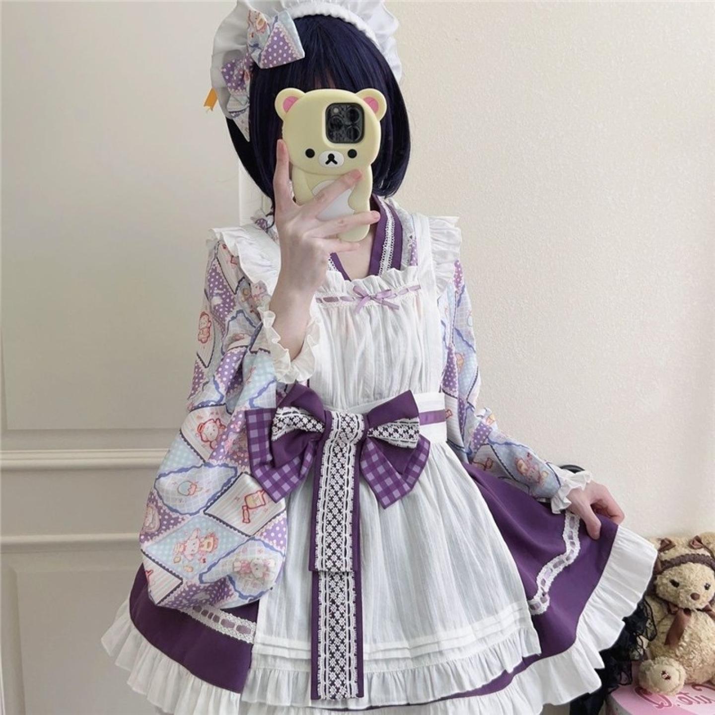 套装少女原创设计Lolita洛lolita洛丽塔连