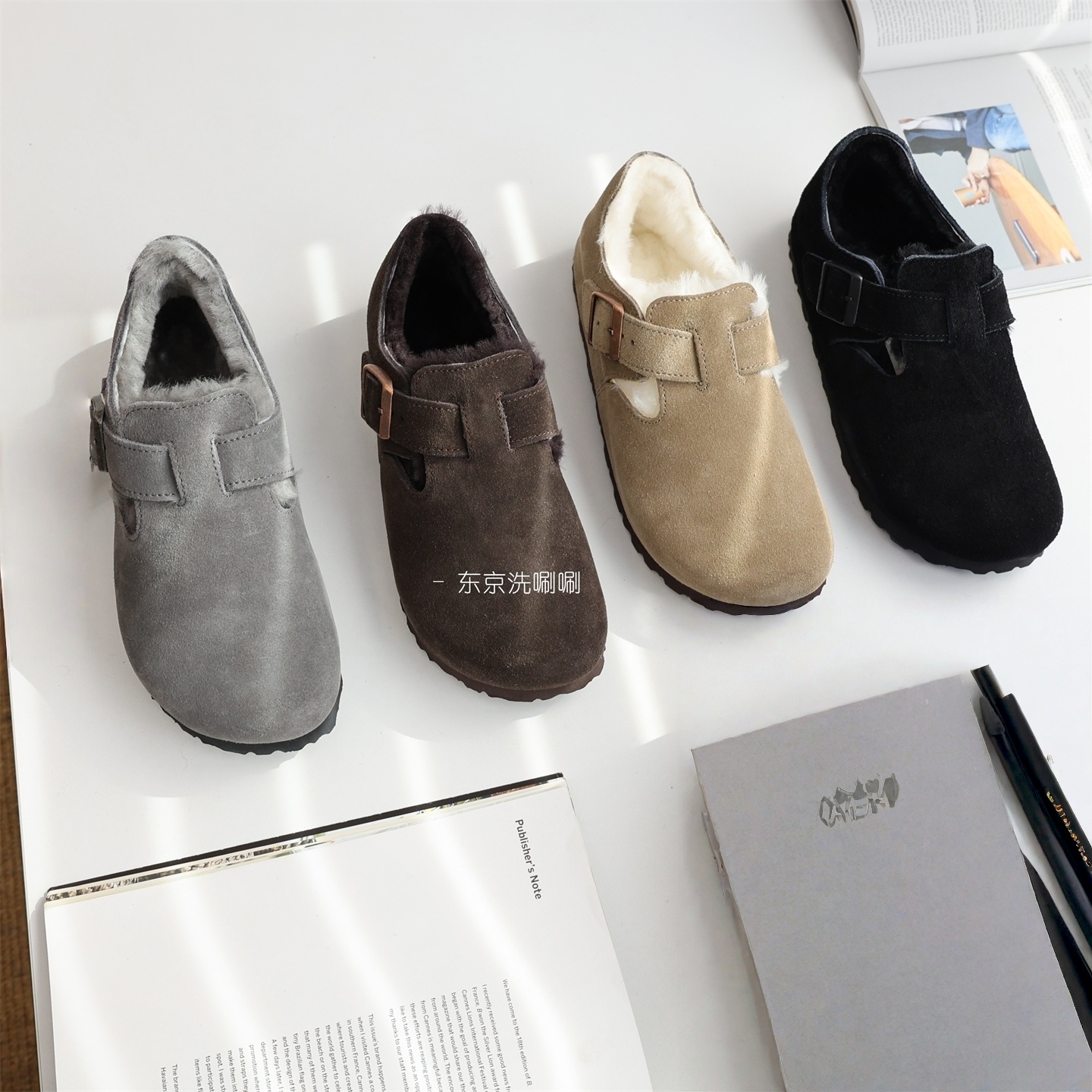 真皮羊毛！进口软木底~宝藏级丑萌毛毛鞋 暴走不累的加绒懒人鞋