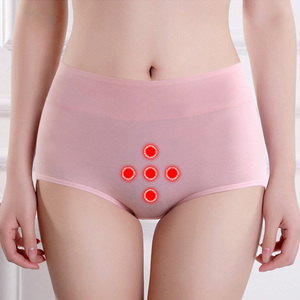 vk英国卫裤官方正品磁石铁女士纯棉性感中腰收腹妇科大码生理内裤