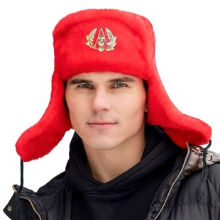 火车头帽子女款雷锋帽户外防寒东北加厚男女士保暖护耳冬帽皮草帽