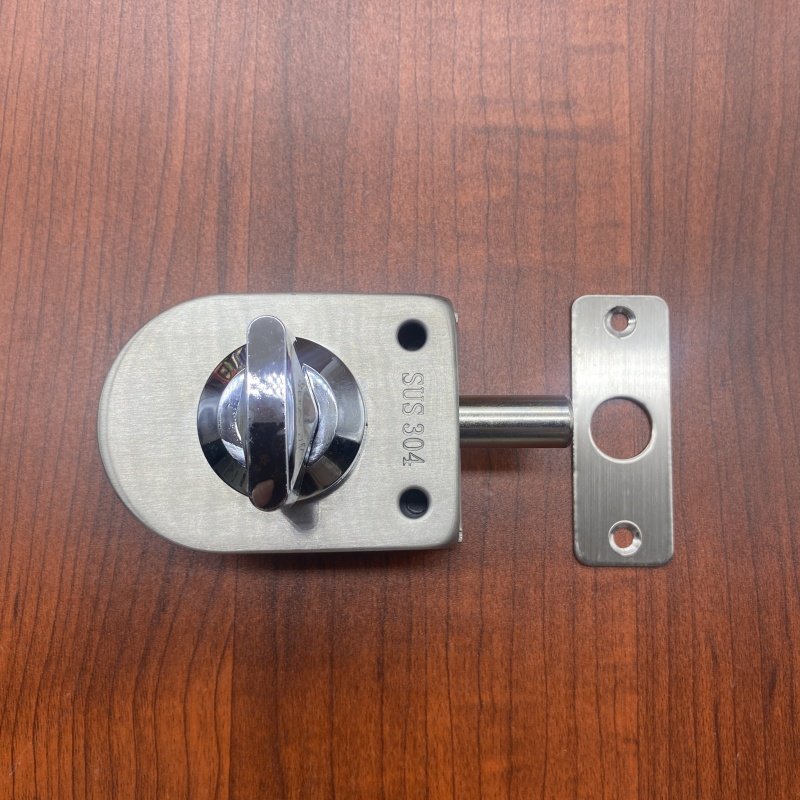 玻璃插销不锈钢单门玻璃锁玻璃柜子门锁玻璃中央锁双开门插销地插