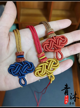 中国结车挂挂绳精编项链绳调节绳