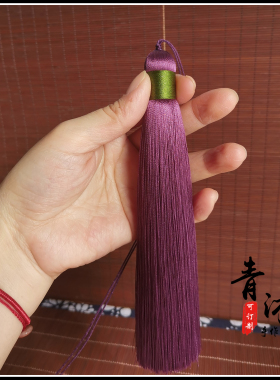 高端精致流苏梳子扇子吊穗包挂件