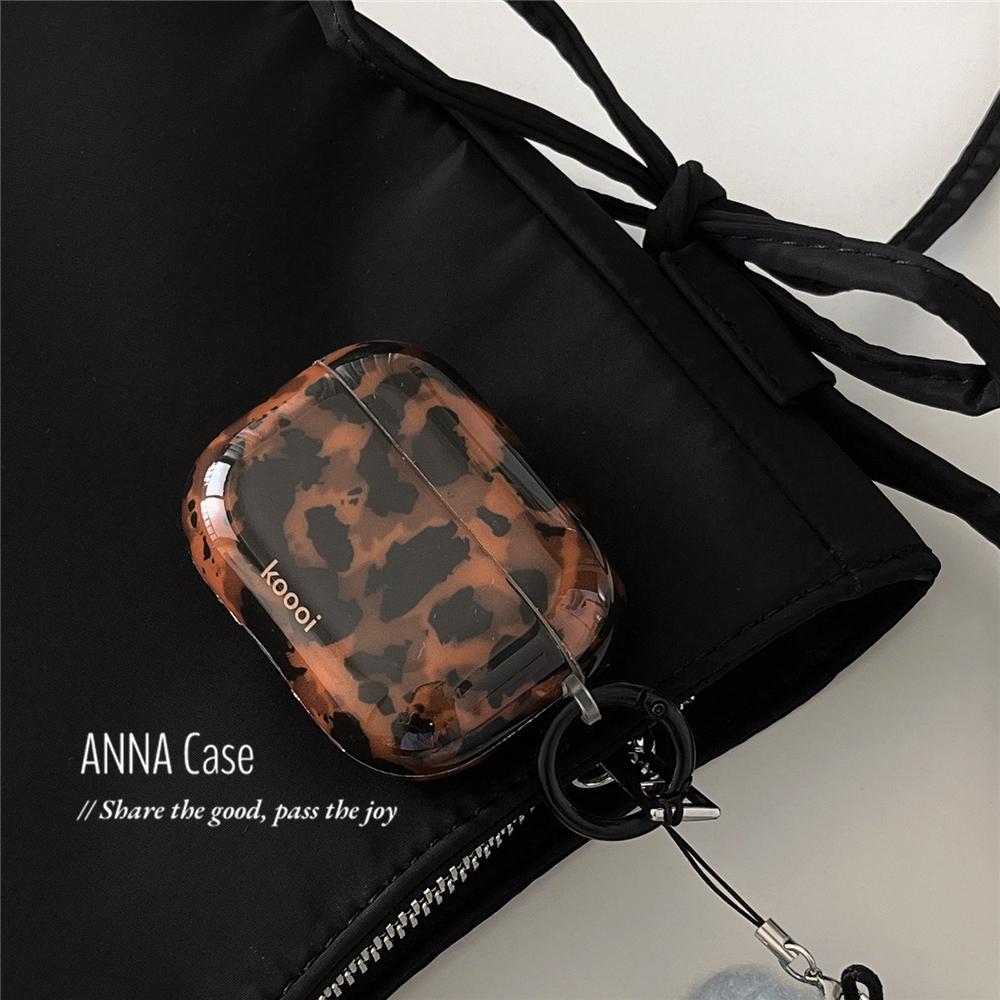 ANNACASE高级感复古小众深琥珀适用于Airpods 4代耳机壳保护套1/2代苹果AirPods Pro3代硅胶保护壳
