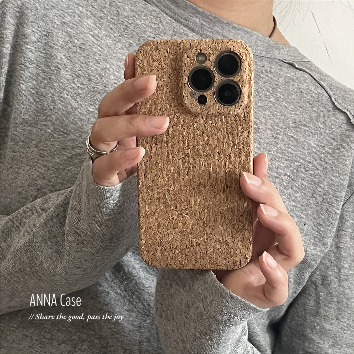 小众创意设计软木屑17手机壳