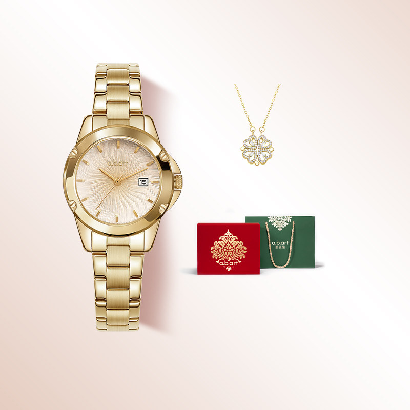 瑞士abart轻奢腕表石英手表女士金表爱彼雅高级感送女生生日礼物