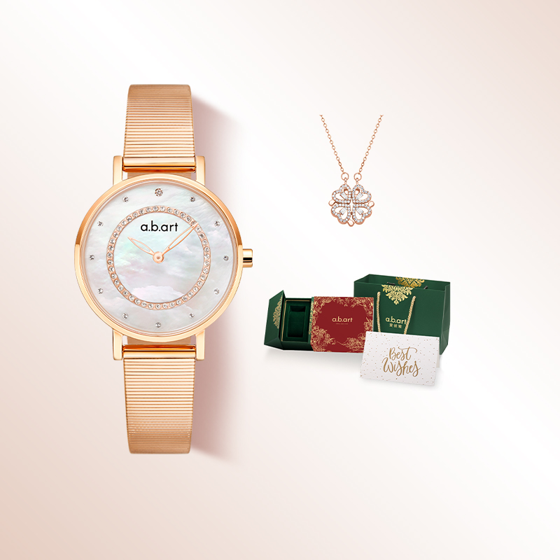 瑞士abart皮带手表女生日礼物