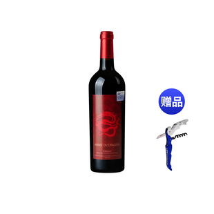 卡斯特进口生肖龙年干红法国波尔多AOP葡萄红酒送礼 品牌正品