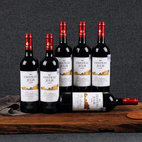 卡斯特波尔多赤霞珠红酒原装进口