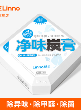 朗龙净味炭膏汽车新车除甲醛除异味碳膏车用竹炭包新车去异味净化