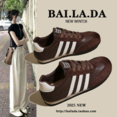 经典 秋鞋 巨好看德训鞋 2025秋季 爆款 百搭休闲运动阿甘女鞋 女款 新款