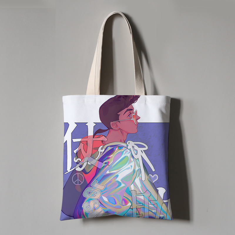 漫画周边jojo的奇妙折叠手提拎包