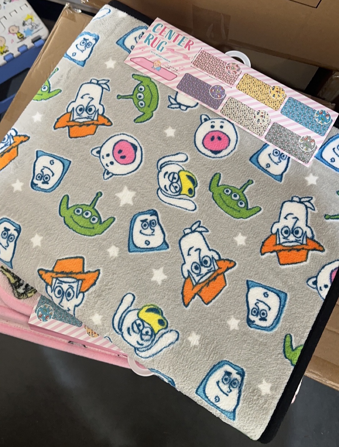 特价包邮！日单玩具总动员三眼仔米奇迪士尼公主大号儿童爬行垫