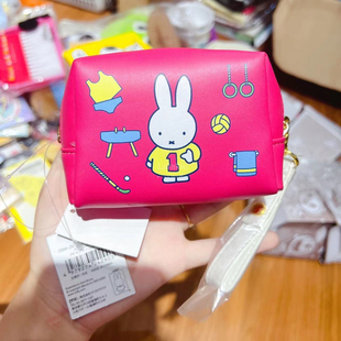 日本 现货米菲boris熊周边女生化妆包手提包卡包可爱包包