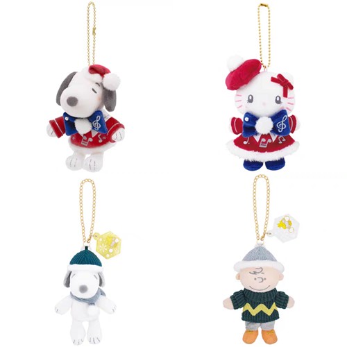 现货日本购USJ大阪环球史努比HelloKitty查理圣诞冬日毛绒挂件