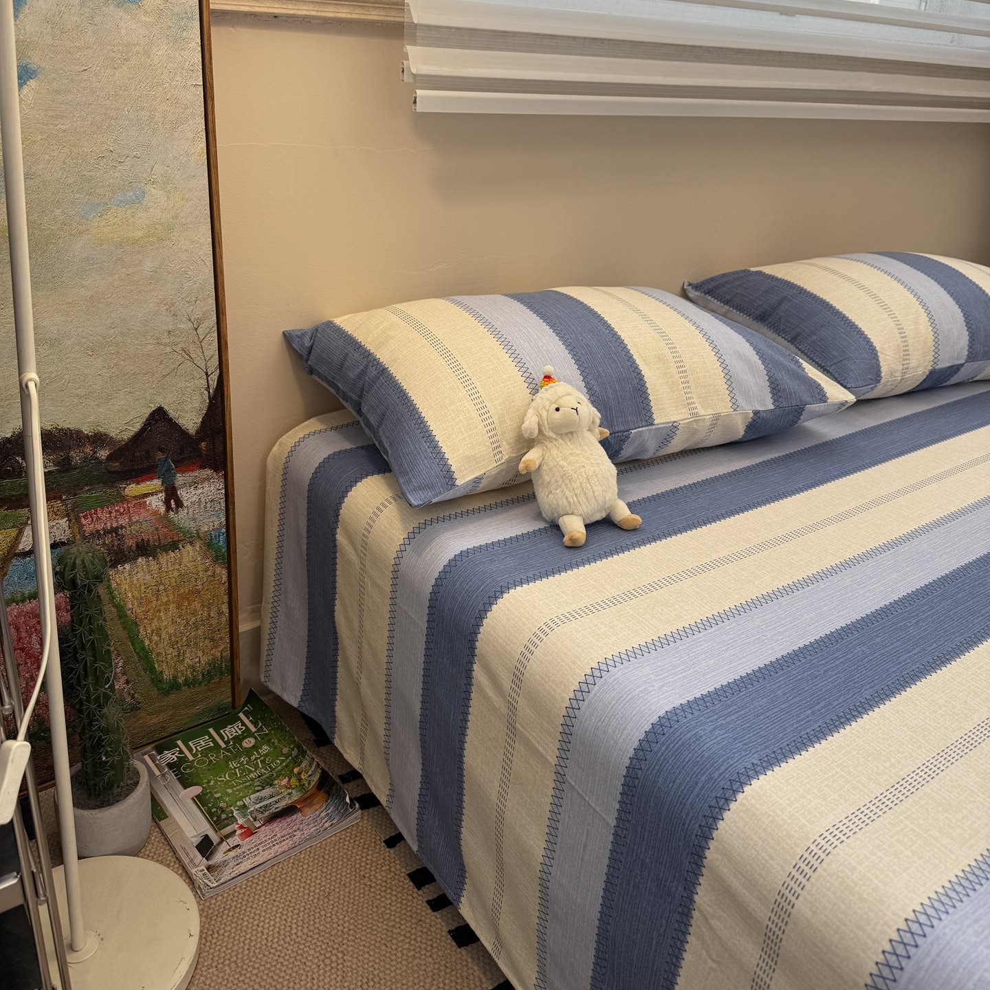 全棉磨毛床单单件100纯棉宿舍被单人加厚榻榻米床盖三件套床笠3