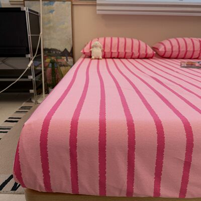 加厚纯棉磨毛床单单件秋冬季100全棉床笠宿舍单人被单枕套三件套