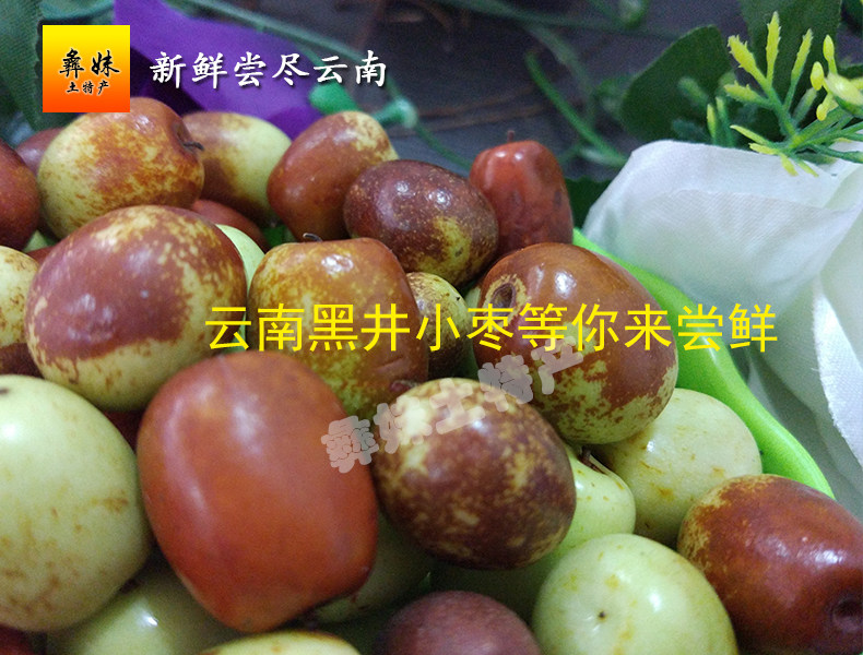 小蜜枣云南特产小枣蜜枣脆枣甜枣农户种植新鲜采摘发货包邮