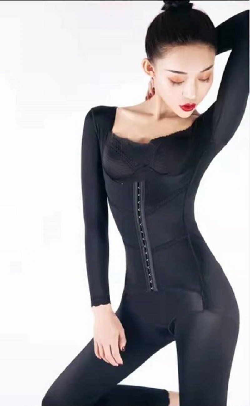 小蛮腰塑身衣收腹束腰排扣后脱式连体衣女美体塑形体雕收腰内衣女