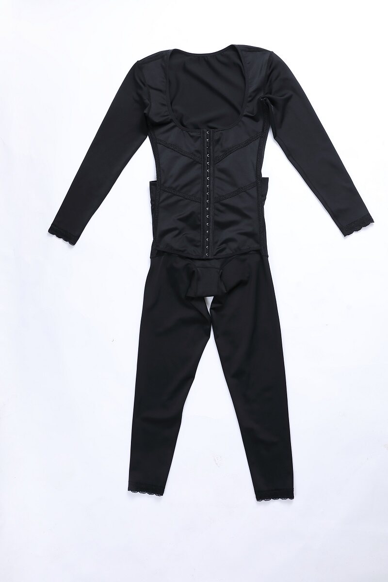 纯色保暖连体长袖长腿塑身衣女塑形衣冬后脱收腹束腰提臀束身内衣