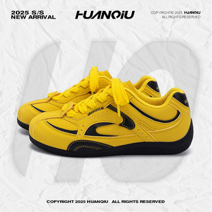 环球复古赛车鞋子男2026年新款内增高男鞋百搭潮鞋运动休闲德训鞋